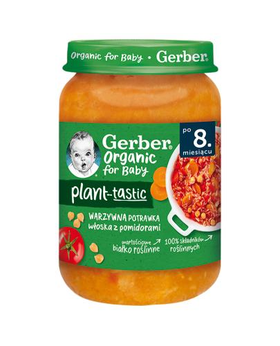  Gerber Organic for Baby Plant - Tastic Warzywna potrawka włoska z pomidorami, 190 g, cena, opinie, wskazania - Apteka internetowa Melissa  