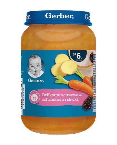 GERBER Schabik ze śliwką w warzywach po 6 m-cu - 190 g - Apteka internetowa Melissa