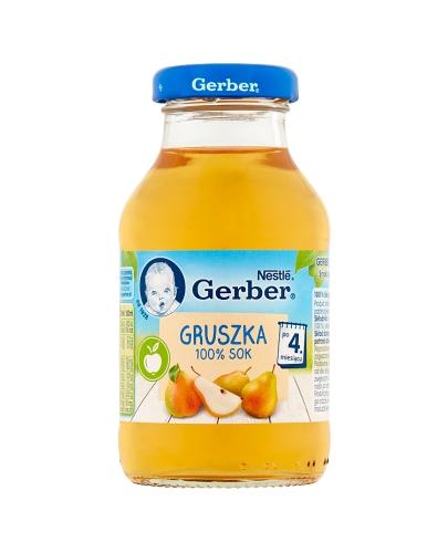 GERBER Sok gruszkowy 100% po 4 miesiącu, 200 ml 