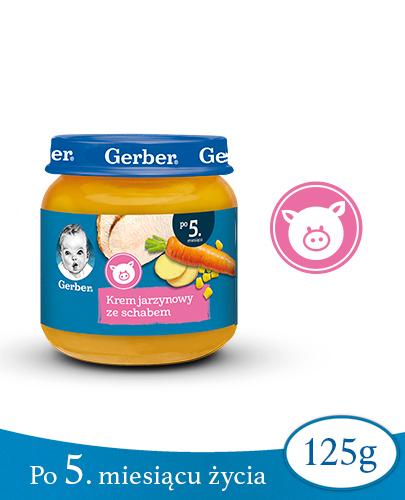 GERBER ZUPKA Krem jarzynowy ze schabem po 5 m-cu - 125 g - Apteka internetowa Melissa