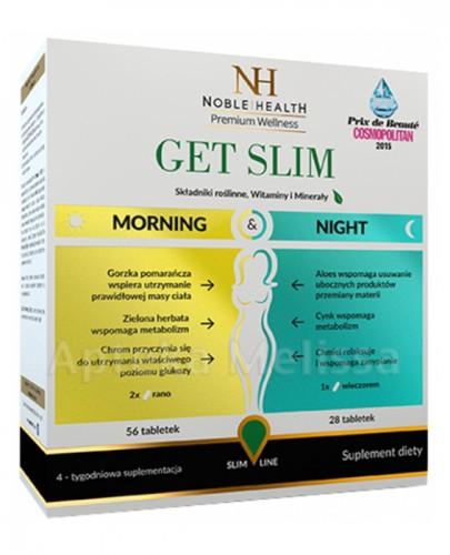 NOBLE HEALTH GET SLIM MORNING&NIGHT - 56 tabl. + 28 tabl. - Apteka internetowa Melissa