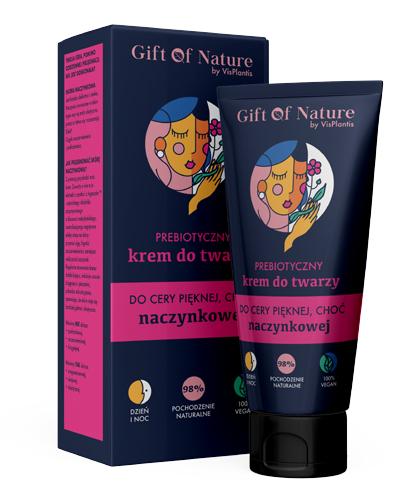 GIFT OF NATURE Prebiotyczny krem do twarzy do cery naczynkowej - 50 ml - cena, opinie, stosowanie - Drogeria Melissa