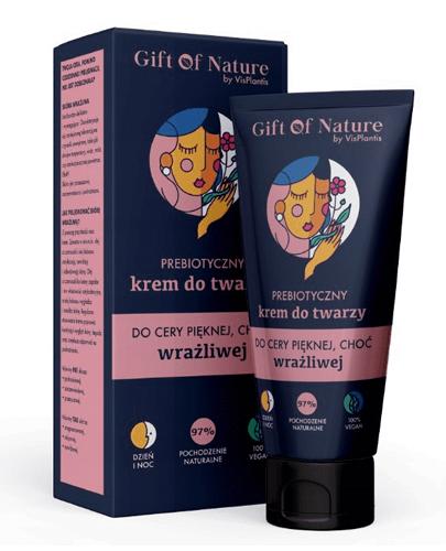  Gift Of Nature Prebiotyczny krem do twarzy do cery wrażliwej - 50 ml - cena, opinie, właściwości  - Apteka internetowa Melissa  