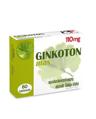 Ginkoton max 0,11 g - 60 tabl. - cena, opinie, wskazania
