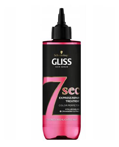  Gliss 7 sec Express Repair Treatment Colour Perfector Ekspresowa kuracja do włosów - 200 ml - cena, opinie, wskazania - Apteka internetowa Melissa  