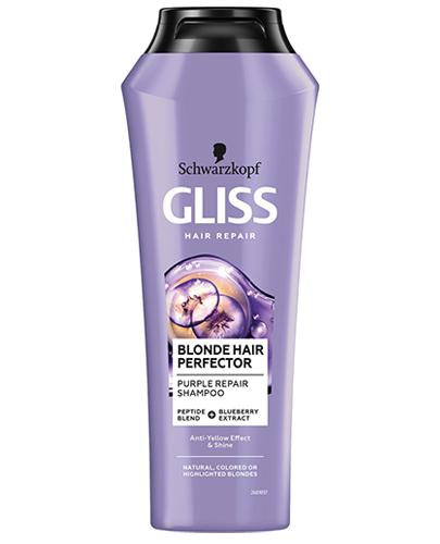  Gliss Blonde Hair Perfector Fioletowy szampon - 250 ml - cena, opinie, właściwości  - Apteka internetowa Melissa  
