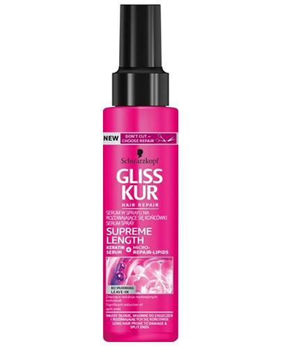  Gliss Kur Supreme Length Serum w sprayu - 100 ml - cena, opinie, skład - Apteka internetowa Melissa  