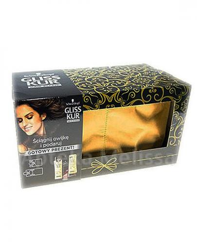 GLISS KUR ZESTAW Ultimate Repair Szampon - 250 ml + Odżywka - 200 ml + Lakier - 250 ml + Kosmetyczka złota - Apteka internetowa Melissa