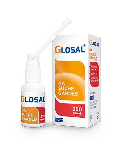 GLOSAL Spray na suche gardło - 250 dawek - Apteka internetowa Melissa