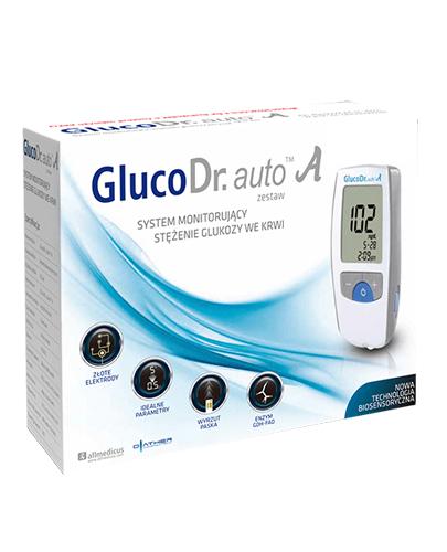  GlucoDr. auto A zestaw System monitorujący stężenie glukozy we krwi, 1 szt. - cena, opinie, właściwości - Apteka internetowa Melissa  