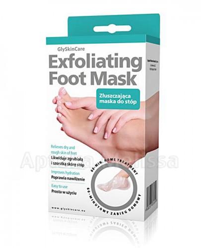  GLYSKINCARE EXFOLIATING FOOT MASK Złuszczająca maska do stóp  - 1 para - Apteka internetowa Melissa  