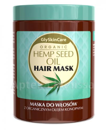  GLYSKINCARE HEMP SEED OIL Maska do włosów z olejem konopnym - 300 ml - Apteka internetowa Melissa  