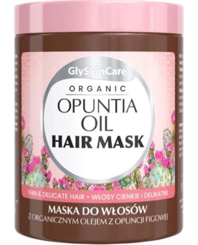  GlySkinCare Opuntia Oil Hair Mask Maska do włosów z organicznym olejem z opuncji figowej, 300 ml cena, opinie, skład - Apteka internetowa Melissa  