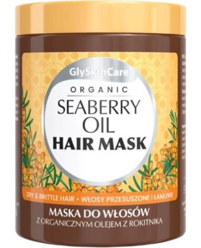  GlySkinCare Seaberry Oil Hair Mask Maska do włosów z organicznym olejem z rokitnika, 300 ml cena, opinie, właściwości - Apteka internetowa Melissa  