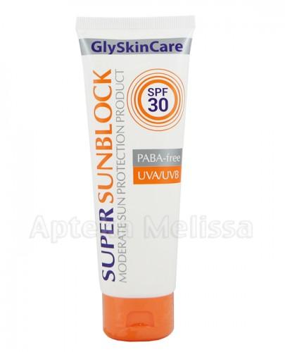 GLYSKINCARE SUPER SUNBLOCK Krem ochronny do twarzy i ciała SPF30 - 125 ml - Apteka internetowa Melissa