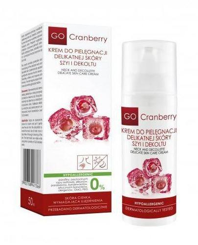  Go Cranberry Krem do pielęgnacji delikatnej skóry szyi i dekoltu - 50 ml - cena, opinie, wskazania - Apteka internetowa Melissa  