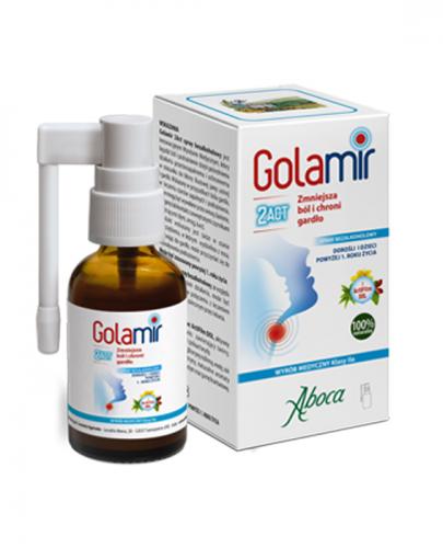  GOLAMIR 2ACT Spray do gardła bezalkoholowy dla dzieci i dorosłych - 30 ml - Apteka internetowa Melissa  