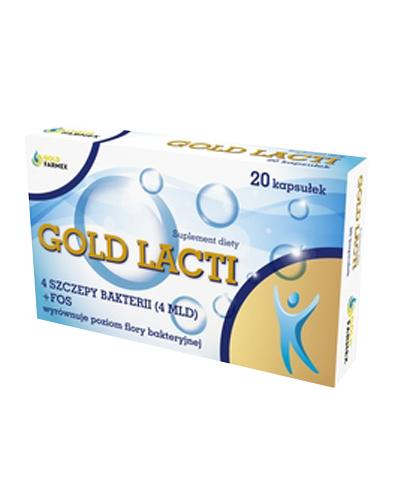 GOLD LACTI, 20 kaps. Prawidłowa mikroflora jelitowa. - Apteka internetowa Melissa