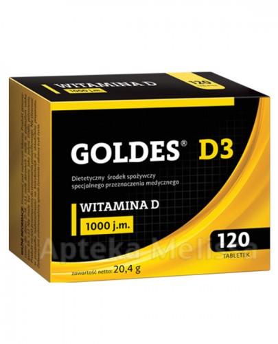 GOLDES D3 1000 j.m - 120 tabl. - Apteka internetowa Melissa