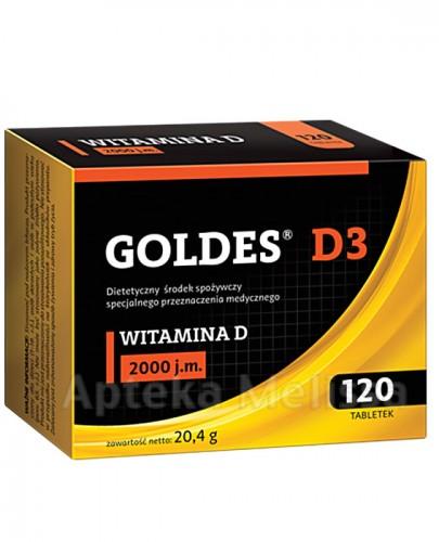 GOLDES D3 WITAMINA D3 2000 j.m - 120 tabl. - Apteka internetowa Melissa