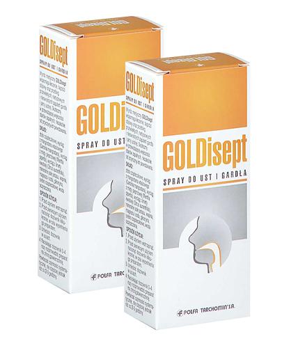  GOLDISEPT Spray do ust i gardła 2 x 25 ml - Apteka internetowa Melissa  