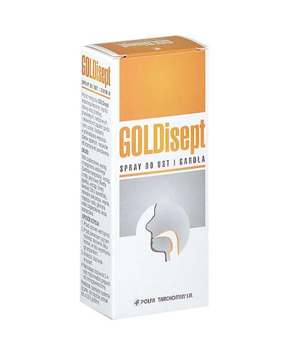 GOLDISEPT Spray do ust i gardła, 25 ml