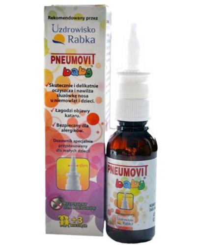  Gorvita Pneumovit Baby Spray do nosa, 35 ml - cena, opinie, stosowanie - Apteka internetowa Melissa  