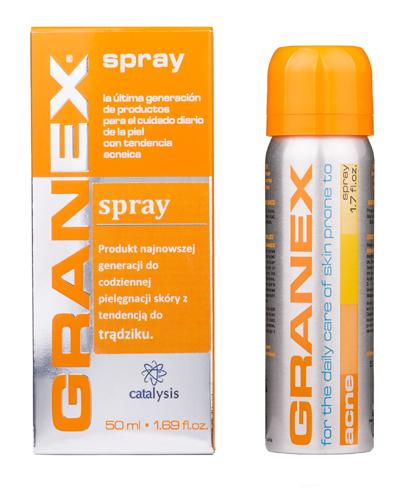  GRANEX Spray do pielęgnacji skóry trądzikowej - 50 ml - Apteka internetowa Melissa  