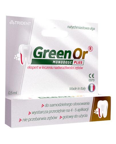  Green Or - 0,5 ml Na nadrważliwość zębów - cena, opinie, właściwości  - Apteka internetowa Melissa  