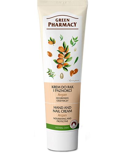 GREEN PHARMACY Krem do rąk i paznokci ochronno odżywczy argan - 100 ml - Apteka internetowa Melissa