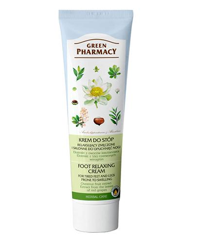 GREEN PHARMACY Krem do stóp relaksujący przeciw obrzękom ekstrakt z Kasztanowca - 100 ml - Apteka internetowa Melissa