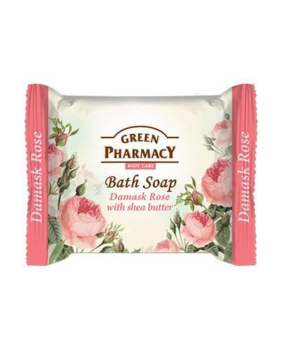  Green Pharmacy Mydło w kostce róża damasceńska i masło shea, 100 g - Apteka internetowa Melissa  
