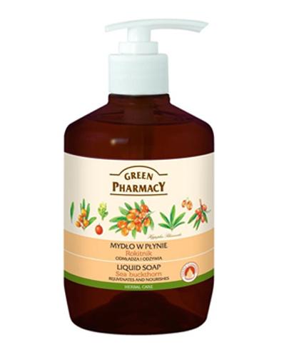 GREEN PHARMACY Mydło w płynie odmładza i odżywia rokitnik z dozownikiem - 465 ml - Apteka internetowa Melissa