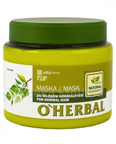 O`HERBAL Maska do włosów normalnych z ekstraktem z brzozy - 500 ml - Apteka internetowa Melissa