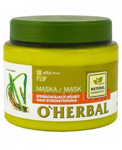  O`HERBAL Maska wzmacniająca włosy z ekstraktem z korzenia tataraku - 500 ml - Apteka internetowa Melissa  