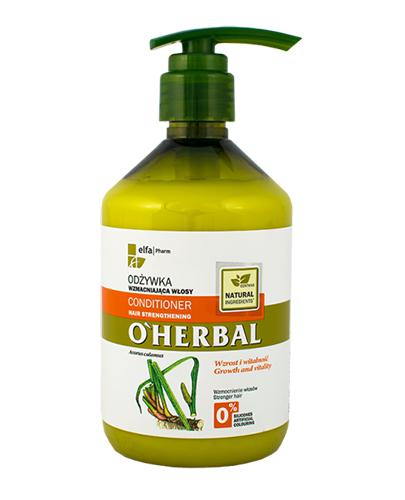  O`HERBAL Odżywka wzmacniająca włosy z ekstraktem z korzenia tataraku - 500 ml - Apteka internetowa Melissa  