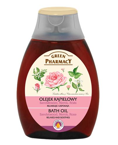 GREEN PHARMACY Olejek do kąpieli i pod prysznic Sandałowiec, Neroli i Róża - 250 ml - Apteka internetowa Melissa