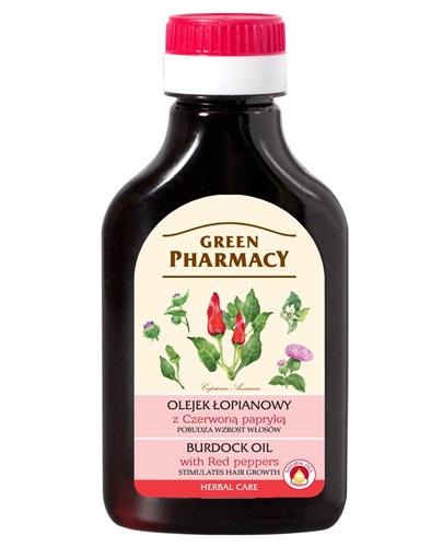 GREEN PHARMACY Olejek łopianowy z czerwoną papryką - 100 ml - Apteka internetowa Melissa