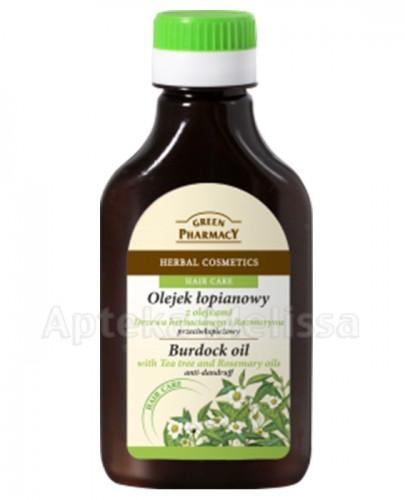 GREEN PHARMACY Olejek przeciwłupieżowy łopianowy z olejkami drzewa herbacianego i rozmarynu - 100 ml - Apteka internetowa Melissa