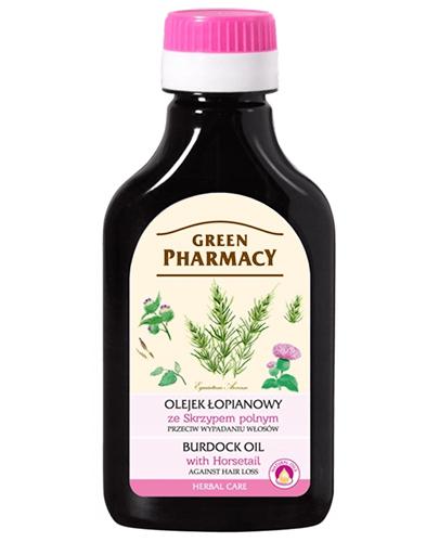 GREEN PHARMACY Olejek łopianowy ze skrzypem polnym - 100 ml - Apteka internetowa Melissa