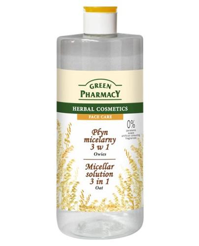 GREEN PHARMACY Płyn micelarny 3w1 owies - 500 ml - Apteka internetowa Melissa