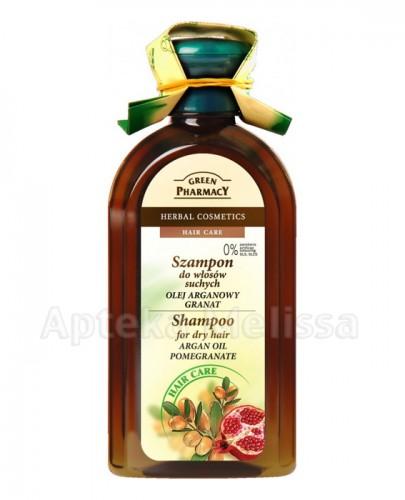 GREEN PHARMACY Szampon do włosów suchych olej arganowy granat - 350 ml - Apteka internetowa Melissa