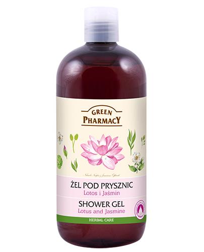 GREEN PHARMACY Żel pod prysznic lotos i jaśmin - 500 ml - Apteka internetowa Melissa