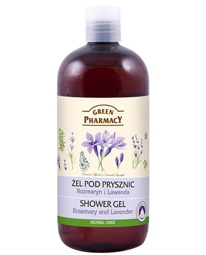 GREEN PHARMACY Żel pod prysznic rozmaryn i lawenda - 500 ml - Apteka internetowa Melissa