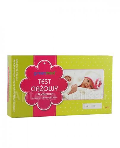 GREENMED Płytkowy test ciążowy - 1 szt. - Apteka internetowa Melissa