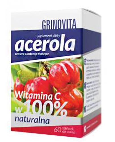  Grinovita Acerola, 60 tabletek - Apteka internetowa Melissa  