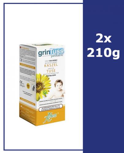  GRINTUSS PEDIATRIC Syrop dla dzieci na kaszel suchy i mokry - 2 x 210 g - Apteka internetowa Melissa  