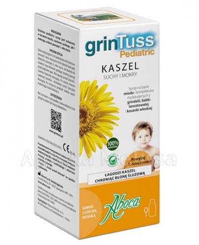  GRINTUSS PEDIATRIC Syrop dla dzieci na kaszel suchy i mokry, 210 g - Apteka internetowa Melissa  