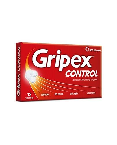  Gripex Control, Na przeziębienie i grypę, 12 tabletek - Apteka internetowa Melissa  