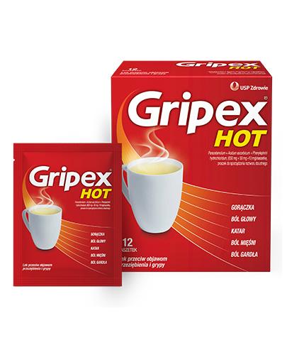 GRIPEX HOT - 12 sasz. - Apteka internetowa Melissa